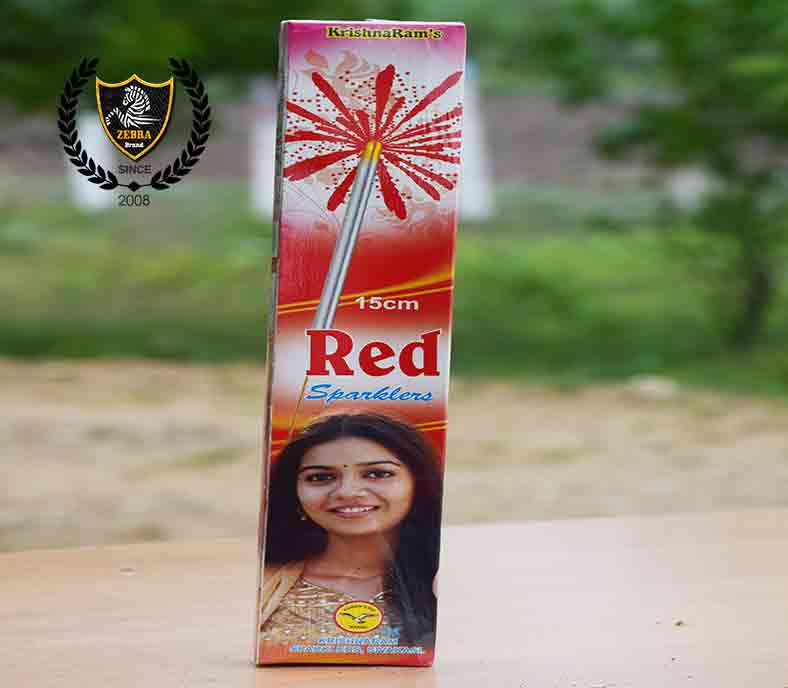 15 CM RED SPARKLERS - AK